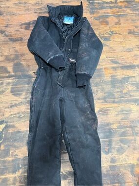 Refrigiwear Men's 0640R Cooler Wear ComfortGuard Coveralls -10F-Black-Size: Med